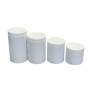2023 hot sale 40DR 60DR 300ml 350ml plastic white hemp jar wide mouth jar with child resistant cap