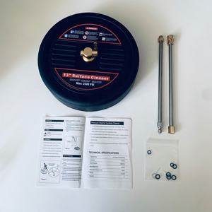 Brosse à <span class=keywords><strong>balai</strong></span> à eau de 2500psi, petit épurateur de sol à poussée manuelle, nettoyeur de surface de 13nch, disque de fixation, laveuse électrique pour le <span class=keywords><strong>nettoyage</strong></span> de patio - Product Image 6