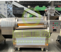 RVS friteuse, handmatig, multifunctioneel, elektrische warmtepomp, fruitverwerkingsmachine voor bananenplakjes, voor gebruik in de voedingsmiddelenindustrie
