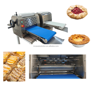Petite machine à rouler la pâte électrique pour la fabrication de mille-feuilles, de strudels, de pâtes feuilletées, de biscuits, de pâtes à pâtisserie - Product Image 3