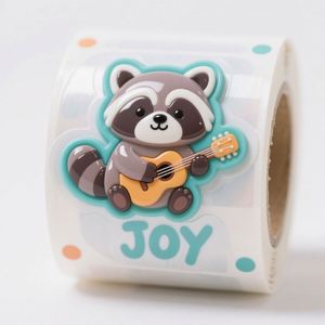 Pegatina Adhesiva de Resina Epoxi con Diseño de Dibujos Animados Personalizados, Calcomanías Epoxi Redondas con Logotipo en Forma de Domo, Resistentes al Agua - Product Image 6