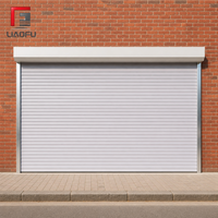 Porte à enroulement automatique en acier galvanisé isolé de 95 mm avec lames remplies de mousse PU pour entrepôt et garage