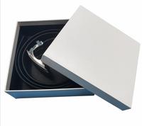 Boîtes à couvercle en carton de haute qualité avec doublure en éponge, emballage personnalisé pour vêtements de bébé, chaussettes, boîtes rigides recyclables pour vêtements