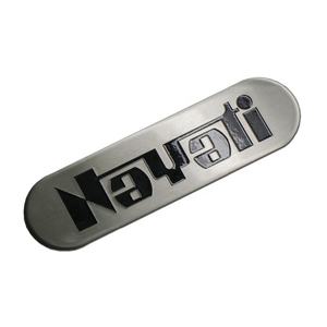 <span class=keywords><strong>Plaque</strong></span> signalétique en métal vierge gravée en acier inoxydable brossé personnalisée pour boîte de panneau électrique - Product Image 5