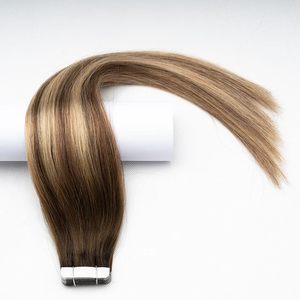 Extensiones de Cabello Humano Natural Jasmine Beauty al por Mayor, Doble Trama, Cutícula Alineada, Balayage, con Cinta Adhesiva - Product Image 4