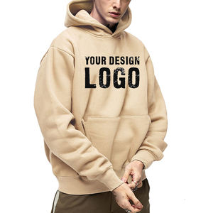 Sweat-shirts pour hommes décontractés de rue, épais, à épaules tombantes, surdimensionnés, pull d'automne et d'hiver, sweat-shirts pour hommes grande taille - Product Image 1