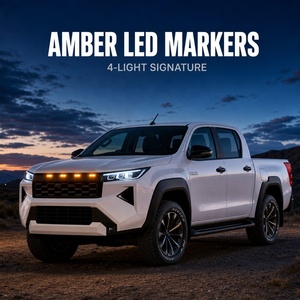 Ensemble de calandre avant ABS style GR Sport avec feux LED - Compatible Toyota Hilux Travo Rocco 2025-2026 - Product Image 5