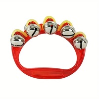 Orff Percussion Instruments Transparent Hand Bell Bracelet Sports Meeting Cheering Props Comfortable Grip Musical Instruments