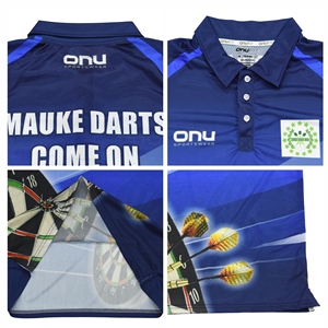 FQ Custom uomo <span class=keywords><strong>Dart</strong></span> Polo uniforme Set Logo stampa camicia a dardo fornitore di fabbrica Kit di formazione sublimata camicia da dardo - Product Image 6