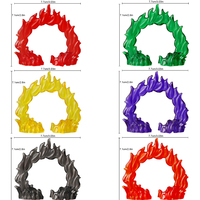 Lumières à Effet Flamme Colorées, Figurines de Soldats, Accessoires en Plastique, Blocs de Construction, Jouets pour Enfants PJD6-PJD45