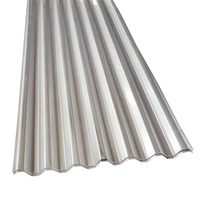 Matériaux de construction métalliques PPGI de calibre 24, tôle d'acier ondulée colorée, tôle de toiture en fer galvanisé, tôle de toiture ondulée