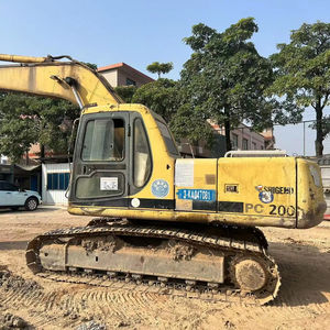 Used Komatsu PC200-6 Excavator Original Japanese 20 Ton Heavy Duty Machine Fully Tested Good Condition - Product Image 1