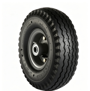 Roue pneumatique de 10 pouces 10x3.50-4 pour équipement de manutention, utilisation en jardinage, roue pour chariot à main - Product Image 1