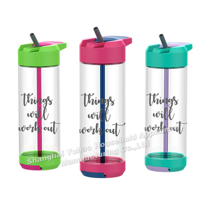 700ml 24oz Botella de jugo de plástico ecológica Impresión de logotipo personalizado al por mayor para acampar Soporte para teléfono celular y botella de agua - Product Image 3
