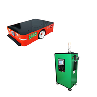 Entrepôt de robots en moyenne d'une charge maximale de 200kg Smart Mobile AGV avec robotique pour l'industrie de la construction