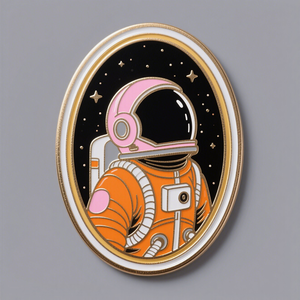 Venta al por mayor logotipo personalizado antiguo astronauta insignias lindo Anime <span class=keywords><strong>Anima</strong></span> botón broche alfileres de solapa de esmalte duro estilo de medalla especial - Product Image 3