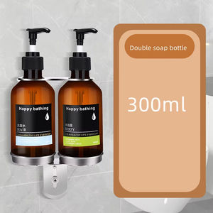 Distributeur de <span class=keywords><strong>savon</strong></span> pour les mains double mural avec système de pression pour salle de bain - Product Image 5
