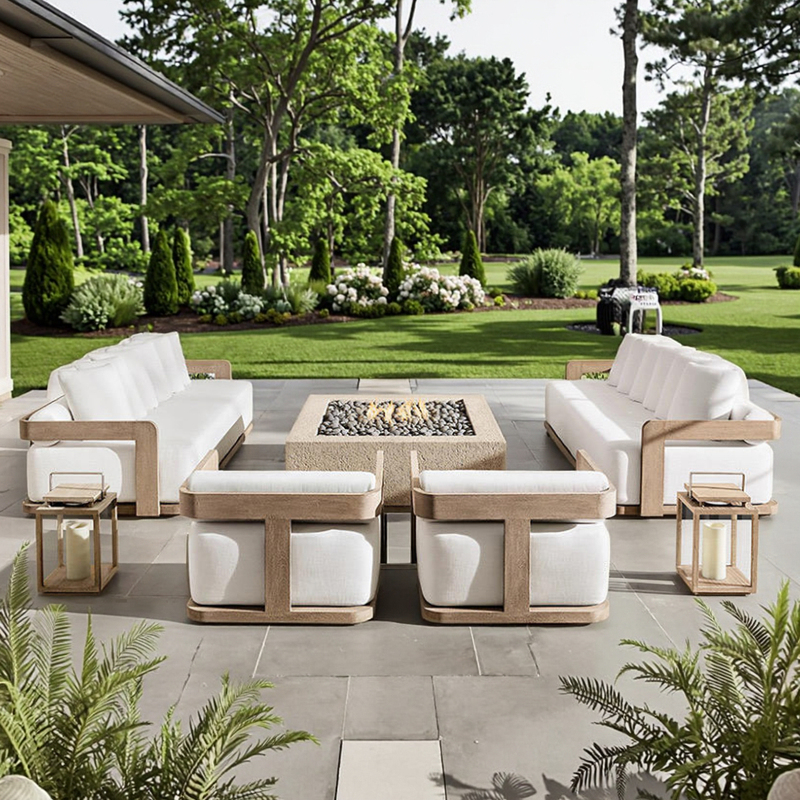 Modern High Quality Outdoor Teak Sofa