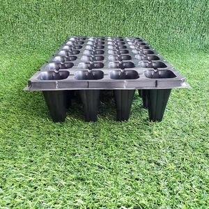 Bandeja de vivero de plástico barata al por mayor, cultivo de germinación de plantas, bandejas de plántulas de 21/32/50 células para invernadero de granja vertical de jardín - Product Image 4
