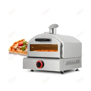 Overheat Protection Portable Outdoor Garden Kitchen Stainless Steel Portable Small Gas Pizza Oven