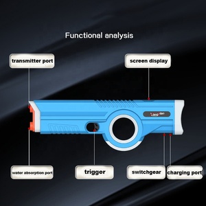 Pistol Air Listrik Paling Kuat Laris Manis Mainan Elektronik Dewasa Layar 40 Kaki Otomatis Daya Tahan Baterai Lama Plastik - Product Image 2