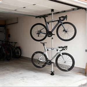 <span class=keywords><strong>Support</strong></span> de vélo vertical réglable pour intérieur et extérieur, sans perçage, pour vélo de route, <span class=keywords><strong>support</strong></span> de stationnement pour vélo de montagne - Product Image 3