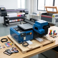 Nouvelle imprimante à plat UV 4060 A2 avec système de positionnement visuel par caméra CCD, table à vide, imprimante UV DTF, encre UV