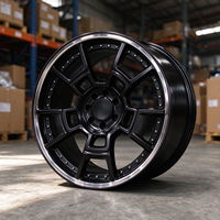 Jantes forgées RSB 12000 tonnes 20 21 22 pouces noires usinées compatibles Rolls-Royce Cullinan, Ghost, BMW X5, X6