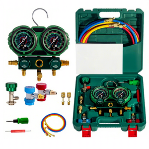 Dubbele bewegings-anti-botsings oliepeilmeterset koelmiddelmanifoldmeter - Product Image 1