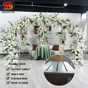 SMOOTH 2025 Hot Custom Wedding Backdrop Arreglo floral verde Arco de flores artificiales para eventos de boda Decoración de fondo - Product Image 2