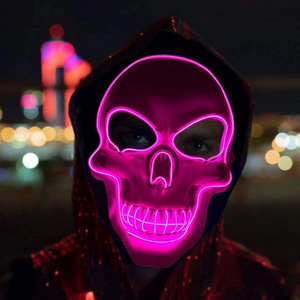Halloween Horreur LED Lumière Froide <span class=keywords><strong>Cosplay</strong></span> Masque Lumineux Décoration de Fête d'Anniversaire en <span class=keywords><strong>EVA</strong></span> - Product Image 5