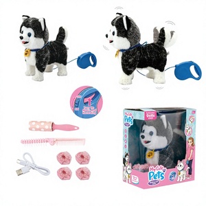 Jouet interactif rechargeable en peluche super douce pour <span class=keywords><strong>chien</strong></span>, parlant, chantant, avec enregistrement vocal, design sac bandoulière, pour anniversaire d'enfants - Product Image 1