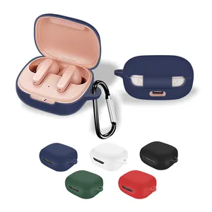 Funda protectora de silicona de venta de fábrica para <span class=keywords><strong>JBL</strong></span> <span class=keywords><strong>Live</strong></span> <span class=keywords><strong>Pro</strong></span> + TWS con funda para auriculares con gancho - Product Image 1