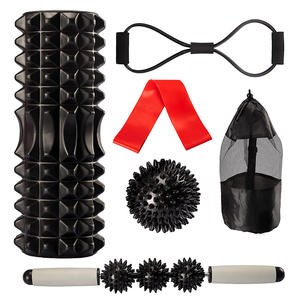 Set di rulli in schiuma per colonna di Yoga a mezzaluna Eva bastoncino da <span class=keywords><strong>massaggio</strong></span> riccio con <span class=keywords><strong>Fascia</strong></span> <span class=keywords><strong>plantare</strong></span> palla Pilates <span class=keywords><strong>Fascia</strong></span> di resistenza all'anca - Product Image 1