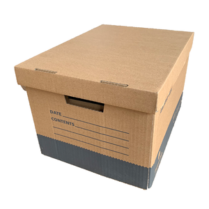 Boîte de rangement pour dossiers, boîte en <span class=keywords><strong>papier</strong></span> Kraft marron, emballage en Carton pour Documents, Offre Spéciale - Product Image 4