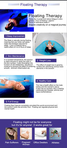 <strong>Isolation</strong> Floating Capsule Rest Cabin / Float <strong>tank</strong> Sensorial for Eliminate Tension Sensory Deprivation <strong>tank</strong> Best Prices - Product Image 2