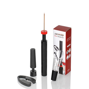 Coffret Cadeau Complet 4-en-1 d'Accessoires pour <span class=keywords><strong>Vin</strong></span> NY24 : Coupe-capsule, Aérateur, Bec Verseur, Bouchon à Vide et Ouvre-bouteille à Pompe à Air - Product Image 1