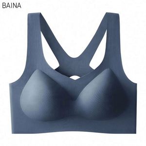 Nuevo sujetador deportivo fino sin tirantes y sin costuras para mujer, inalámbrico, push-up, con soporte para el pecho, ajustable y antideslizante. - Product Image 6