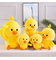 Vente en gros de jouets en peluche kawaii canard de pâques avec nœud brodé canetons kawaii