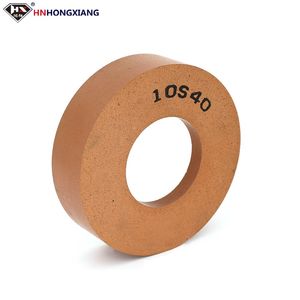 عجلة تلميع زجاج مطاطية على شكل كوب مخصصة من المصنع 10S40/10S60/10S80/10S120 130 مم/150 مم لإزالة الحواف الخشنة وتلميع الزجاج - Product Image 1