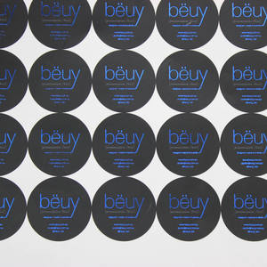 Autocollants imperméables personnalisés avec logo, impression d'étiquettes, autocollant de <span class=keywords><strong>porte</strong></span>, découpe, autocollant auto-adhésif, autocollant de marque - Product Image 4