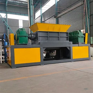 High Torque Double Roller Shredder Machine Waste Tire <b>Plastic</b> <b>Drum</b> Aluminum Scrap Recycling Processing Machine - Product Image 6