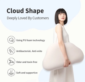 Cổ tử cung chỉnh hình cổ đầu giường ngủ đường viền gối đám mây Bộ nhớ bọt cổ tử cung miếng bọt biển ortopedic đường viền gối cho giường - Product Image 5