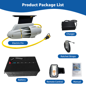 Motore a Pinna Elettrica da 360W per Kayak da Pesca Gonfiabile, Belly Boat e SUP Stand Up Paddle Board, con Batteria da 58AH e Telecomando - Product Image 6