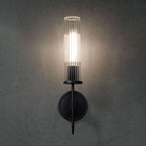 Nuevo diseño Jonathan Browning Lighting Latón Aplique de pared Luz moderna <span class=keywords><strong>Alouette</strong></span> Lámpara de vidrio para comedor - Product Image 3