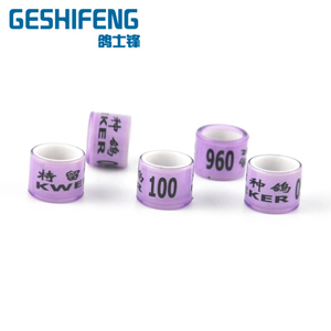 Livraison Gratuite Benzing Bande Fantaisie Belg Inde Gps De Course Pigeon Anneaux 8mm Nom - Product Image 5