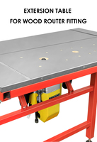 Table de scie coulissante multifonctionnelle de précision LUXTER pour le travail du bois