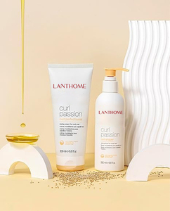 Set de Productos para el Cuidado del Cabello <span class=keywords><strong>Rizado</strong></span> de Marca Privada, Crema para Realzar el <span class=keywords><strong>Rizado</strong></span>, Antiencrespamiento y Suavizante - Product Image 1