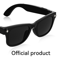 Lunettes audio sans fil avec microphone, assistant IA, lumière haute luminosité, conversation et traduction simultanée, lunettes intelligentes