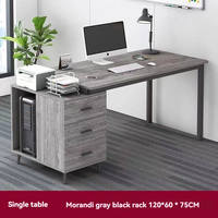 Escritorio Moderno para Oficina en Casa con Altura Ajustable, Almacenamiento Retráctil y Diseño Minimalista para Espacios de Trabajo Ergonómicos